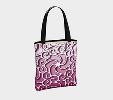 Load image into Gallery viewer, Swirls1400 Fuchsia ToteBag