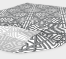 Load image into Gallery viewer, Blocks 500 Gray on White Headband