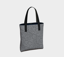 Load image into Gallery viewer, Blocks 1050 Gray Tote Bag
