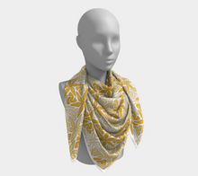 Load image into Gallery viewer, Petals600 Daylily SquareScarf