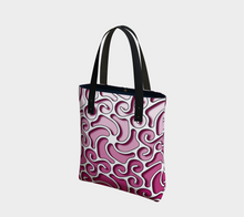 Load image into Gallery viewer, Swirls1400 Fuchsia ToteBag