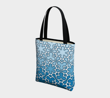 Load image into Gallery viewer, Stained Glass 900 Ibiza Blue Tote Bag
