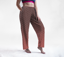 Load image into Gallery viewer, SplitHexagons400 RedAlert LoungePants