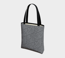 Load image into Gallery viewer, Blocks 1050 Gray Tote Bag