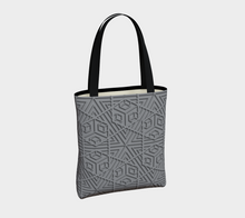 Load image into Gallery viewer, Blocks 1050 Gray Tote Bag