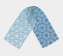 Load image into Gallery viewer, Stained Glass 900 Ibiza Blue Long Scarf