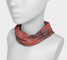 Load image into Gallery viewer, SplitHexagons400 RedAlert Headband