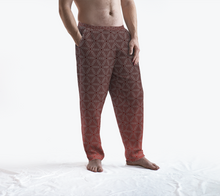 Load image into Gallery viewer, SplitHexagons400 RedAlert LoungePants