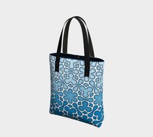 Load image into Gallery viewer, Stained Glass 900 Ibiza Blue Tote Bag