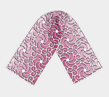 Load image into Gallery viewer, Swirls1400 Fuchsia LongScarf
