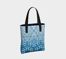 Load image into Gallery viewer, Stained Glass 900 Ibiza Blue Tote Bag
