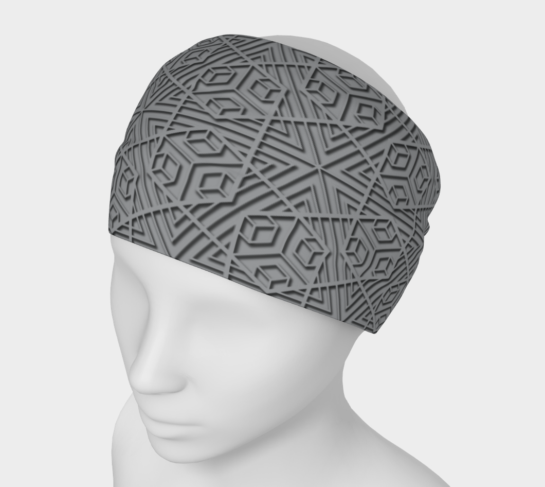 Blocks 500 Gray Headband