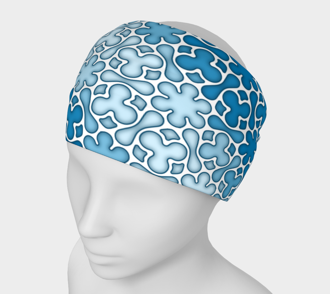 Stained Glass 450 Ibiza Blue Headband